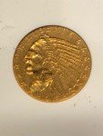 1912-P $5 Indian Head Gold Quarter Eagle