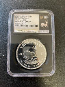 2017 South Africa Krugerrand Silver Proof Coin