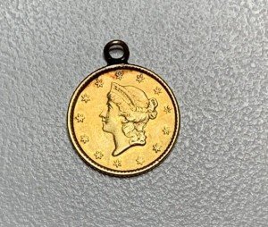 1853 Liberty Head $1 Gold Coin