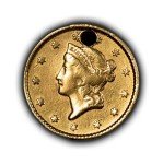 1851 Liberty Head Gold Dollar Coin