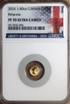 2024 UK Britannia 1/40 oz Gold Coin
