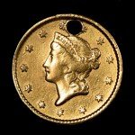 1851 Liberty Head Gold Dollar Coin