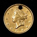 1851 Liberty Head Gold Dollar Coin
