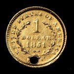 1851 Liberty Head Gold Dollar Coin
