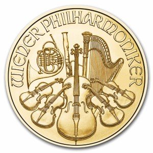 2024 Austria 1/10 oz Gold Philharmonic Coin