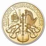 2024 Austria 1/10 oz Gold Philharmonic Coin