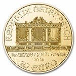 2024 Austria 1/10 oz Gold Philharmonic Coin