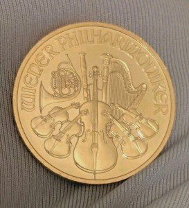 2022 Austria 1/2 Oz Gold Philharmonic Coin