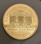 2022 Austria 1/2 Oz Gold Philharmonic Coin