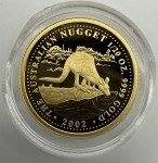 2002 $5 Australia Gold Proof Kangaroo Coin - Rare