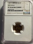 1987 Great Britain Britannia 10 Pounds Gold Coin