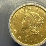 1851 Liberty Gold Dollar Coin - ICG AU Quality