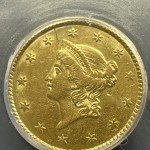 1851 Liberty Gold Dollar Coin - ICG AU Quality