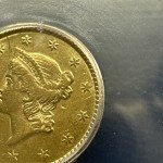 1851 Liberty Gold Dollar Coin - ICG AU Quality