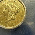1851 Liberty Gold Dollar Coin - ICG AU Quality