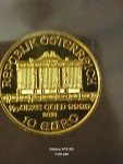 2021 Austrian Philharmonic 1/10 oz Gold Coin
