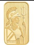 5g Gold Britannia Minted Tablet Ingot Bar