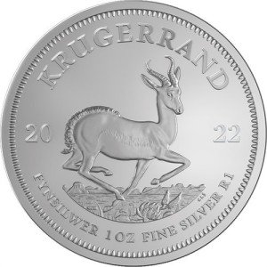 2022 South African Silver Krugerrand Coin 1 oz