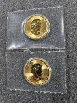2017 Canada Gold Maple Coins - 1/2 oz Total