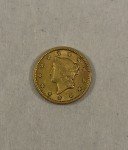 1851 Liberty Head Gold Dollar Coin