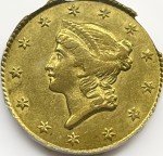 1851 Liberty Gold Dollar Coin - Low Survival Edition