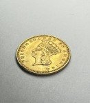 1861 G$1 Princess Head Gold Dollar Coin