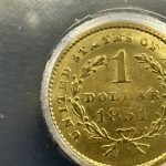 1851 Liberty Gold Dollar Coin - Low Survival Edition