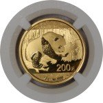 2016 Chinese Gold Panda Coin 200 Yuan NGC MS70