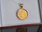 22k Gold Swiss 20 Francs 1913 Pendant
