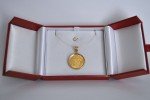 22k Gold Swiss 20 Francs 1913 Pendant