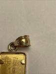 1 Gm Britannia Gold Bar with 14kt Bezel