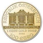 2025 Austria 1 oz Gold Philharmonic Coin Tube