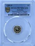1989-P Australia 1/20 oz Gold Proof Red Kangaroo