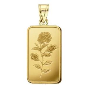 Pamp Suisse 5g Rose Gold Bar Pendant