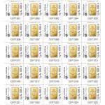 25 x 1g PAMP Suisse Fortuna Gold Bars