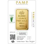 PAMP Suisse Fortuna 1 oz Gold Bar - 999.9