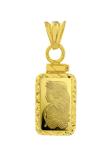 Pamp Suisse Fortuna 1g Gold Bar Pendant