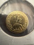 1854 Indian Head Gold Half Dollar Coin