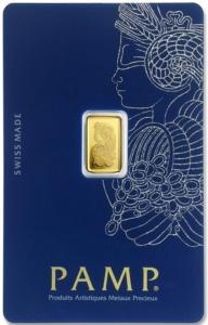 PAMP Suisse Fortuna 1g .9999 Gold Bar