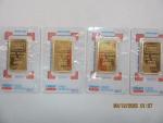Four 1 oz Gold Bars from Credit Suisse
