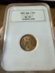 1922-B Swiss Gold 10 Franc Coin NGC MS65