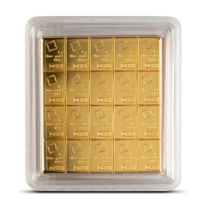 Valcambi Gold CombiBar 20 Grams (20x1g)
