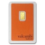 Valcambi 1 Gram Gold Bar in Assay