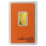5 Gram Valcambi .9999 Fine Gold Bar