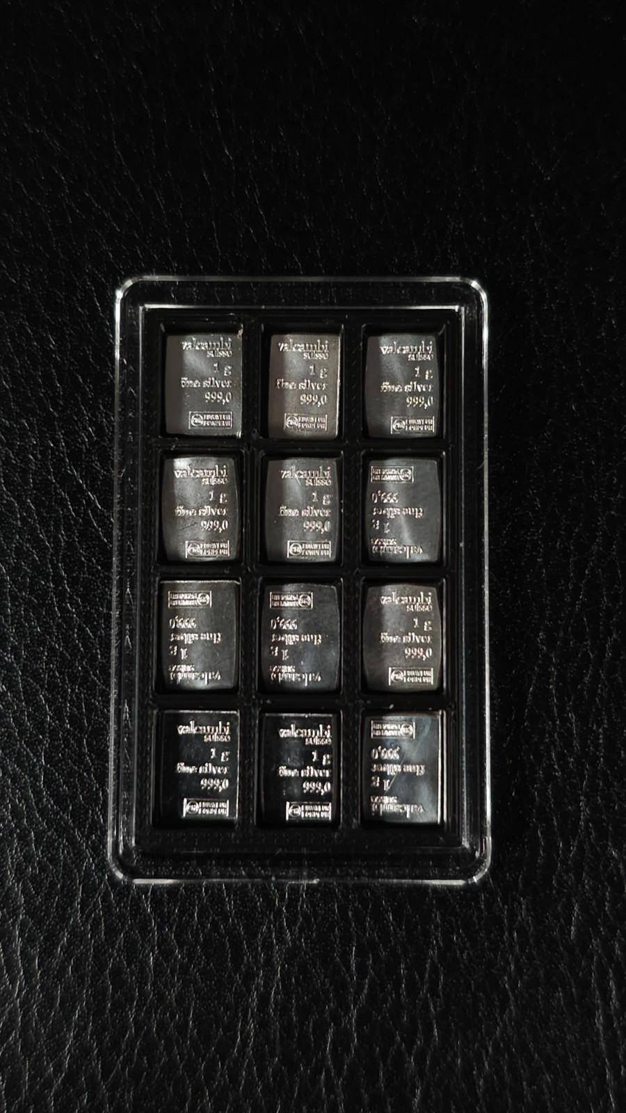 Valcambi 1g Gold Storage for 24 Bars