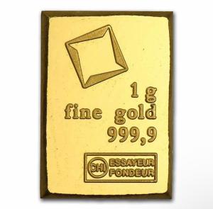 1 Gram Valcambi Fine Gold Bullion Bar