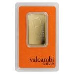 1 oz Gold Valcambi Suisse Fine Bar with Assay