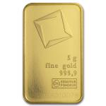 Valcambi 5 Gram Gold Bar with Assay