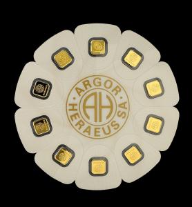 Argor Heraeus 10 x 1g Gold Bars 999.9 Fine