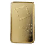 1 oz Gold Valcambi Suisse Fine Bar with Assay
